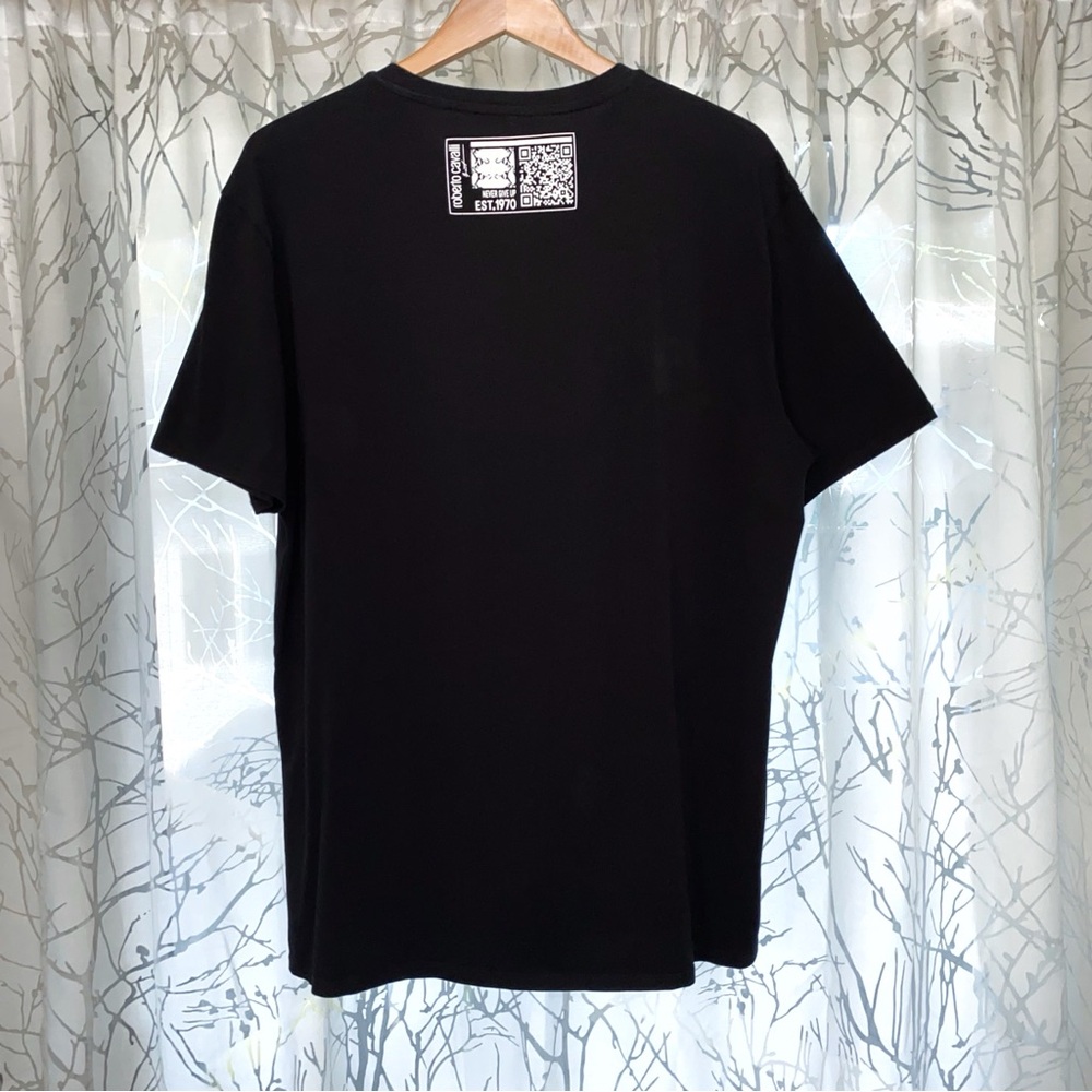 Roberto Cavalli Black yellow blue horse print crewneck short sleeve T-shirt - Picture 5 of 13